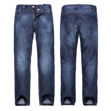 Wholesale Men Basic Jeans Algodão Azul Denim Jeans